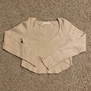 L.A. Hearts cropped long sleeve